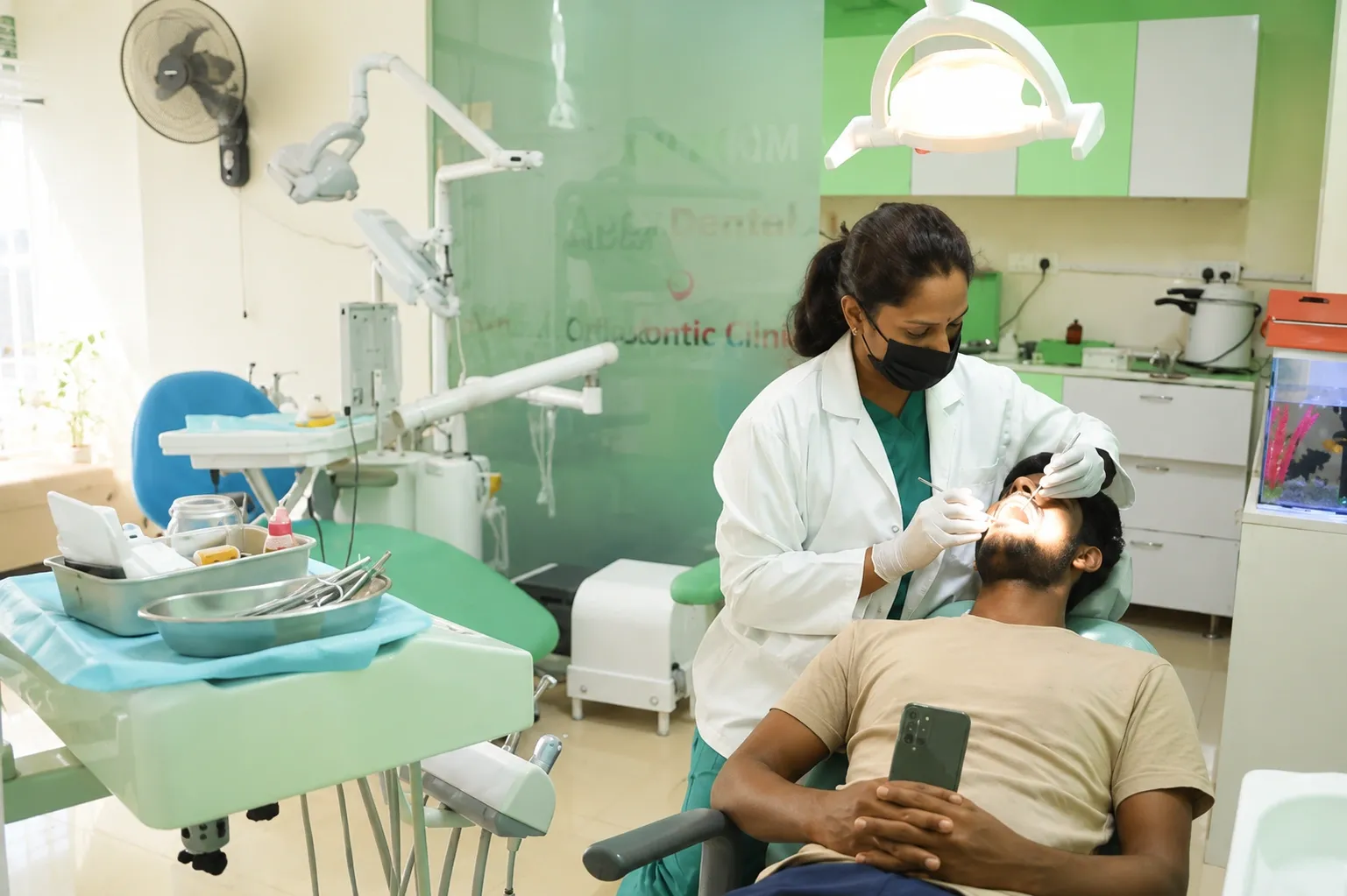 Dr. Jyothi Sajjan Performing Dental Procedure Highres