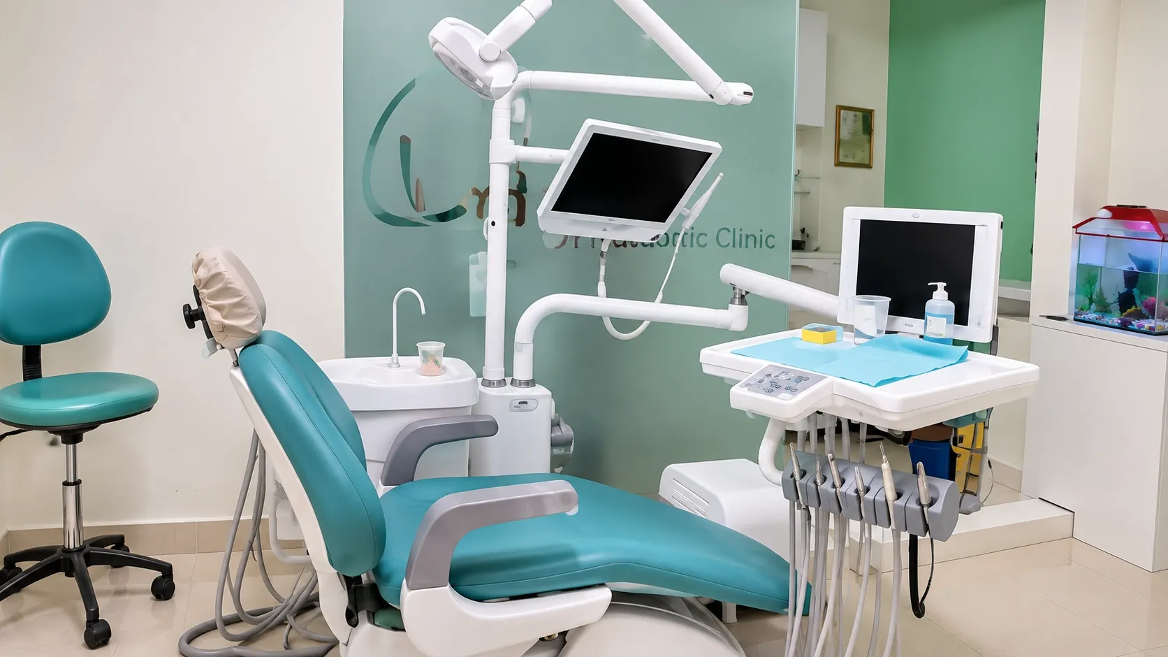 Treatment Operatory Blue Chair Side